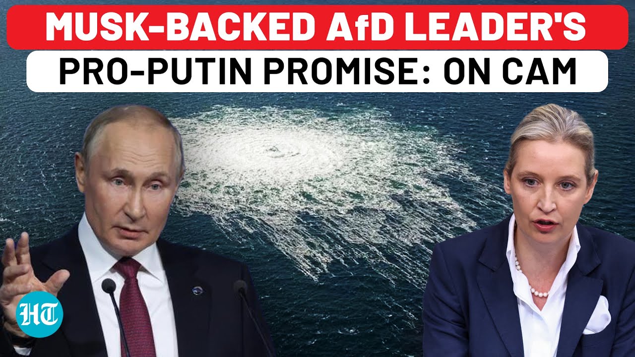 On Cam: AfD's Weidel Makes Putin Happy With Mega Promise, Stuns US, Ukraine|Germany Election| Russia