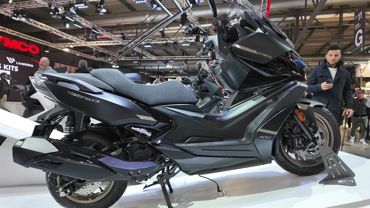 2025 KYMCO Xciting 400 scooter at EICMA show Italy