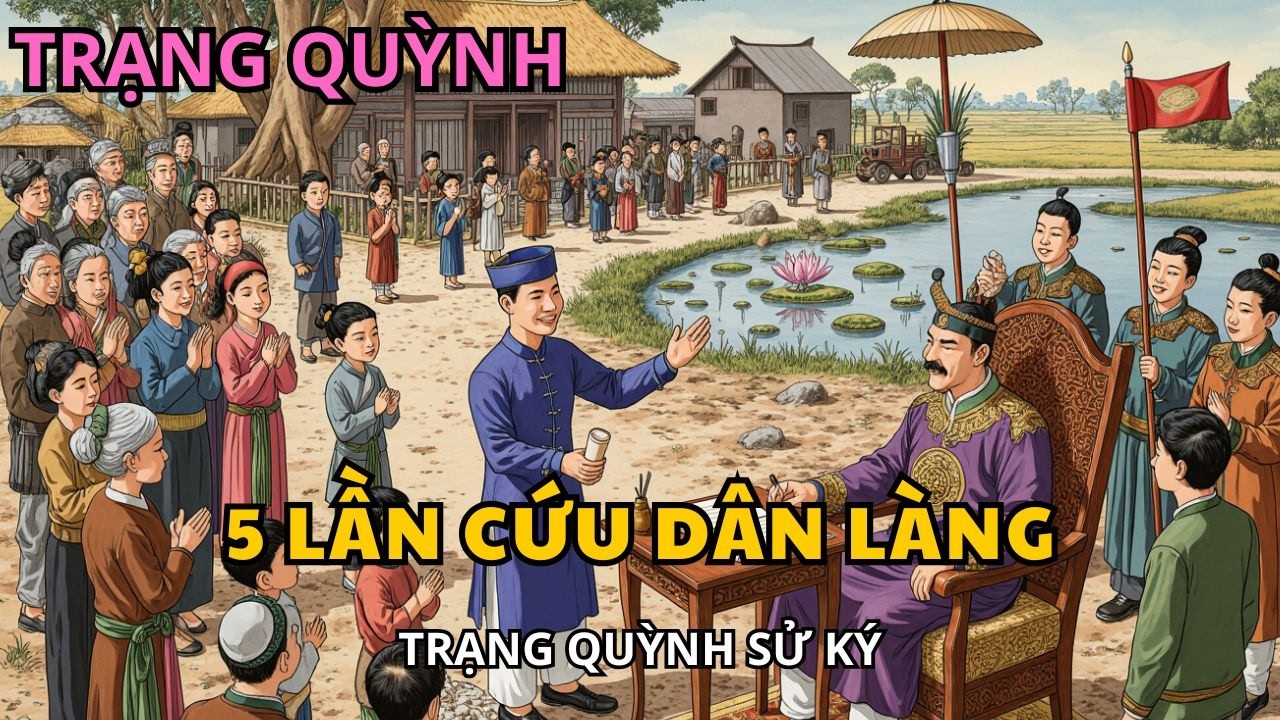 Trạng Quỳnh Đấu Trí Cứu Dân Làng - 5 Pha Đối Đáp Làm Quan Tham Cứng Họng, Dân Phục Sát Đất!