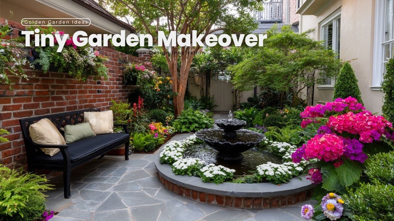Tiny Garden Makeover 2026 | Small Space, Big Impact Transformation