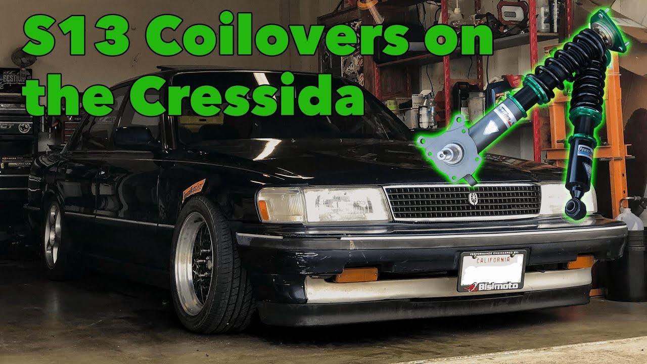 Nissan Coilover install on a Toyota MX83 Cressida