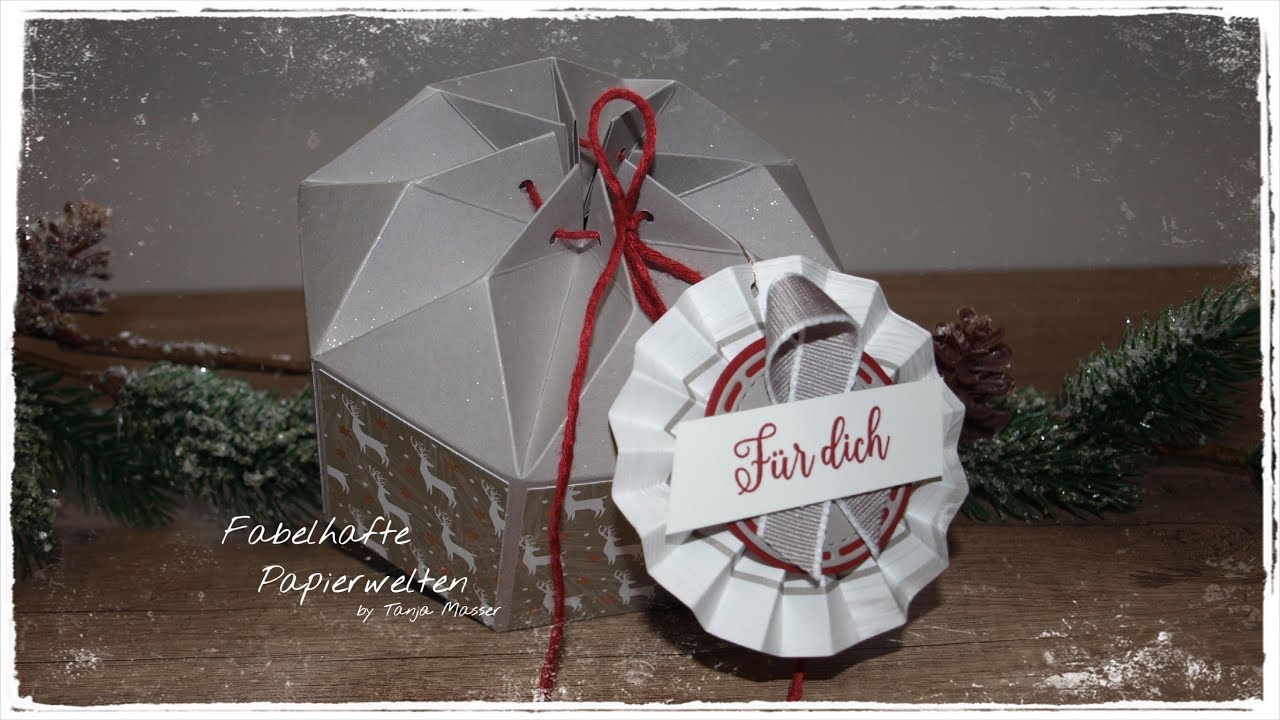 Sternenbox / Weihnachtliche Geschenksverpackung Teil 4 / Stampin´ up!