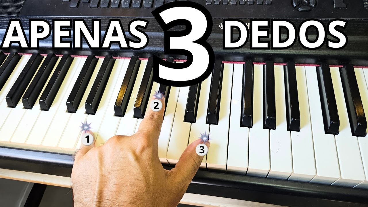 TRUQUE PARA TOCAR RITMOS COM 3 DEDOS NO TECLADO!