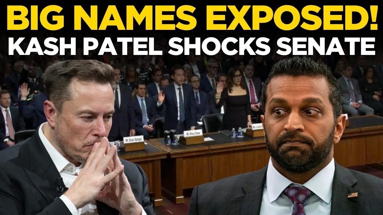 US Senate News LIVE: Big Names Finally Exposed By Kash Patel | Elon Musk | Trump | Epstein Files