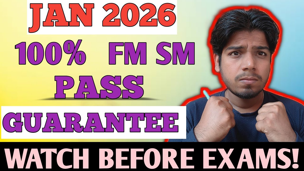 CA Inter FM & SM Strategy | Average Student Ka Real Experience | How I passed multiple attemp