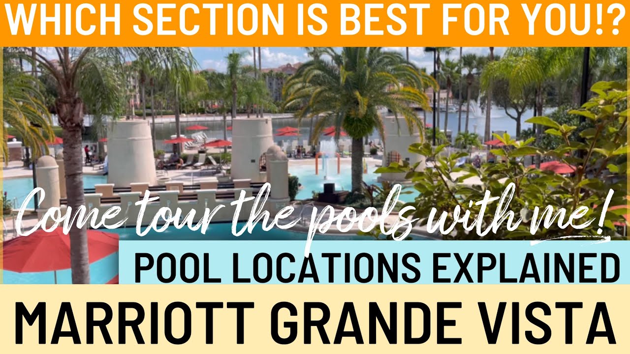 Где остановиться или что купить в отеле Marriott Grande Vista? Расположение бассейнов подробно оп...