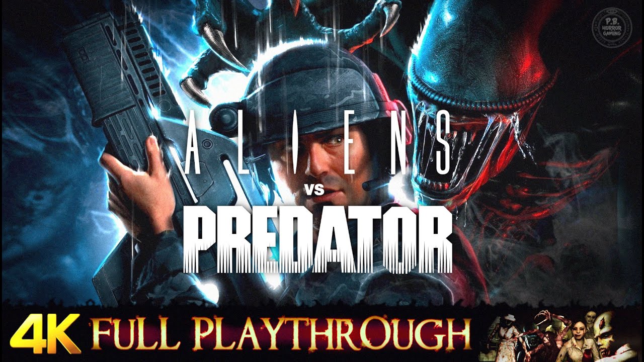 Aliens VS Predator | MARINE CAMPAIGN | FULL GAME Walkthrough No Commentary 4K 60FPS