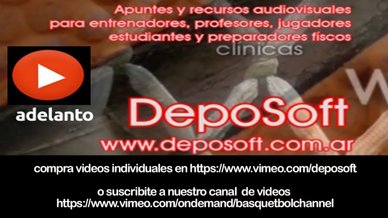 Patrones tácticos simples en minibasquet