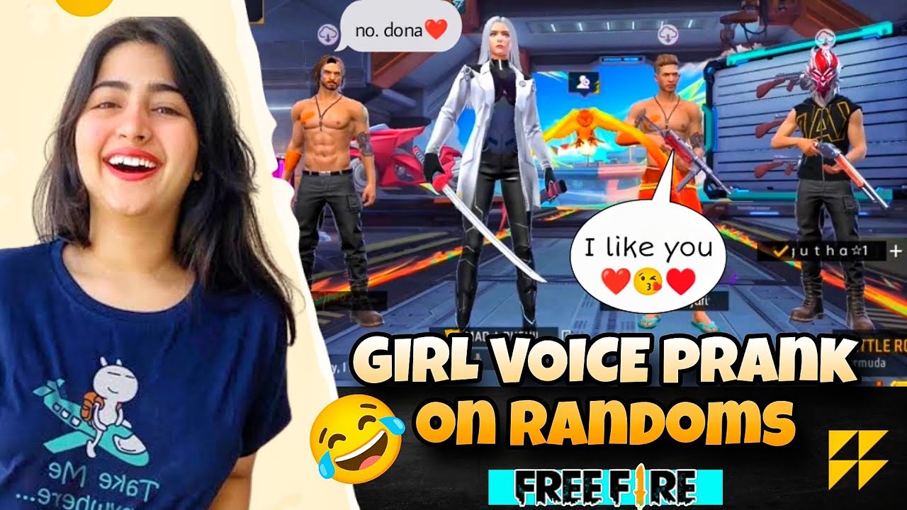 GIRL VOICE TROLLING 😂 || free fire max || Hawa Hawa VC