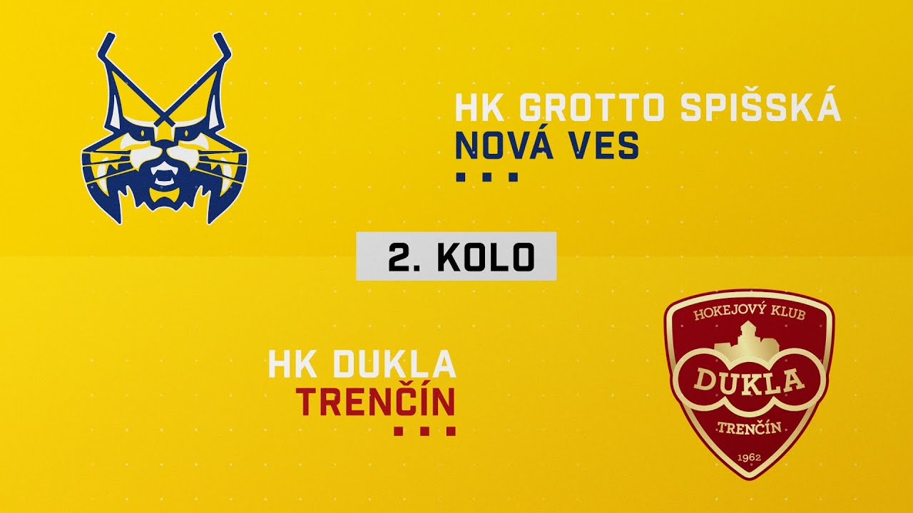 2.kolo HK Grotto Spišská Nová Ves - Dukla Trenčín HIGHLIGHTS