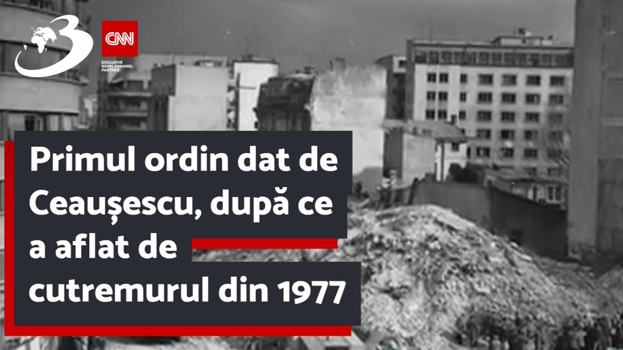 Primul ordin dat de Ceaușescu, după ce a aflat de cutremurul din 1977 | Ce au primit sinistraţii