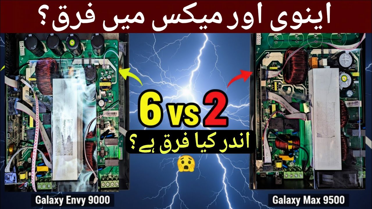 Galaxy Envy 9000 vs Galaxy Max 9500 | 6 vs 2 Capacitor Real Comparison | Complete Internal Review