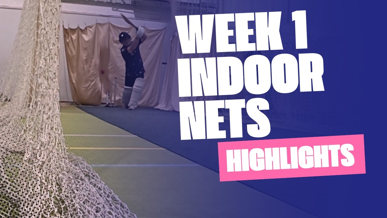 Indoor Cricket Net Session | Batting Week 1 #project50