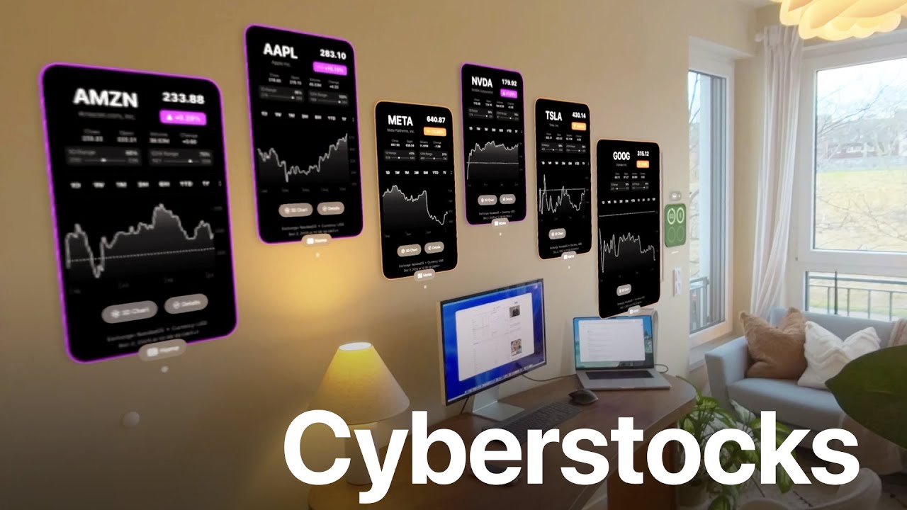 The best App to track Stocks on Apple Vision Pro