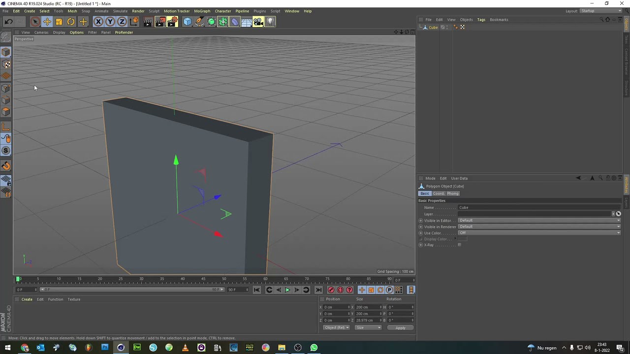 Cinema 4D making a curve Tutorial