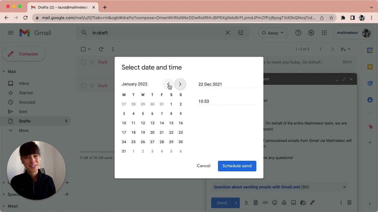 Как запланировать отправку письма на более позднее время в Gmail? (Советы и рекомендации Gmail)
