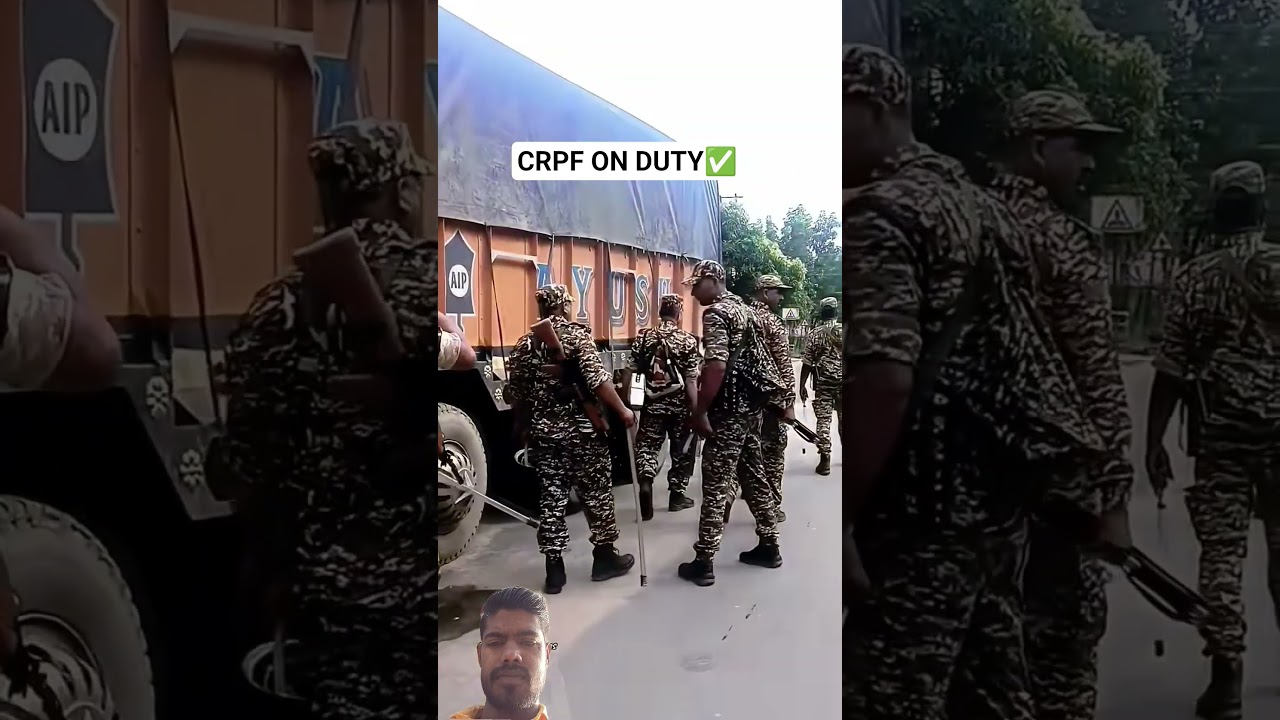 Central Reserve Police Force On Duty ✅🇮🇳 