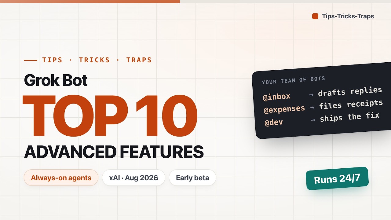Grok Bot: Top 10 Advanced Features (xAI Agents)