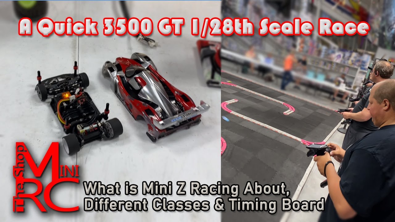 What is Mini Z Racing Like? What are some classes and what do all those lap timer numbers mean?