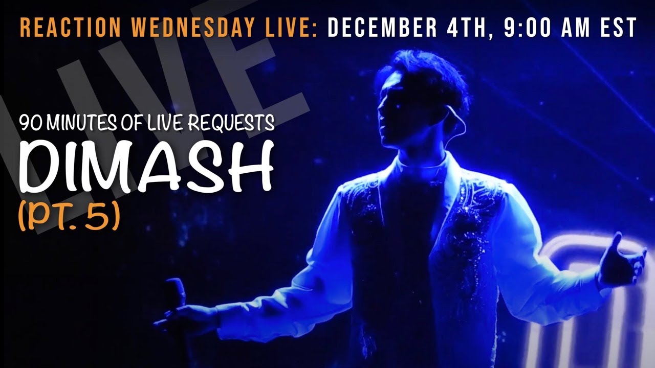 E039: 90 Minutes of DIMASH REACTIONS - S.O.S. (Hauser), Kieli Meken, Lose Control, Okinish and more!