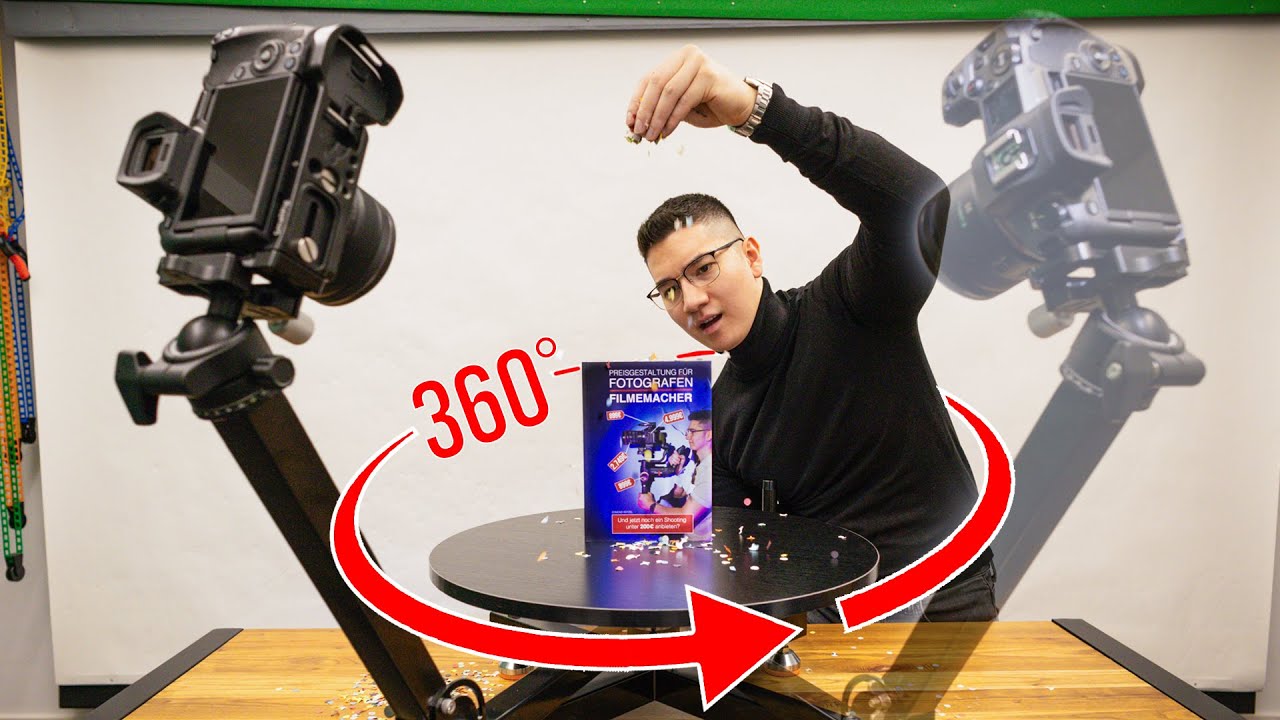Raubay 360 Grad Produktfotografie Tutorial - Drehteller Unboxing und Live-Shooting