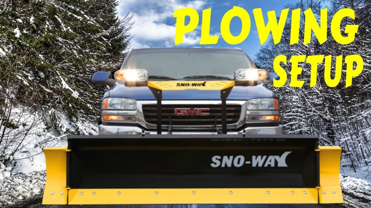 2018 Snow Plowing Setup, 2006 GMC Sierra 2500 Duramax Diesel