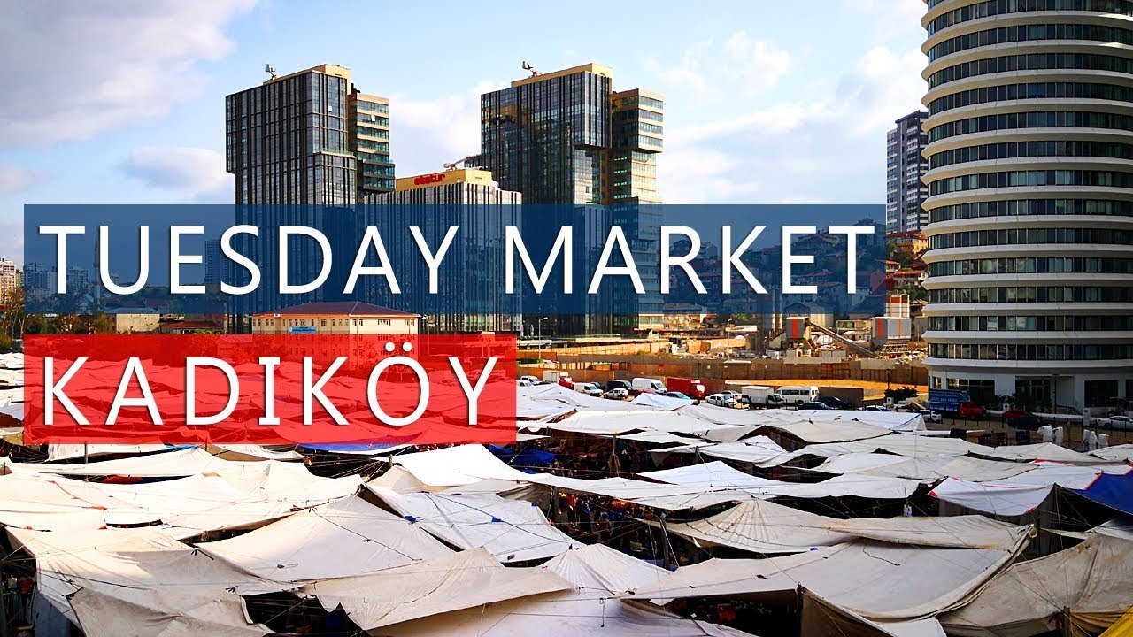 Shopping at the TUESDAY MARKET in KADIKOY |  SALI PAZARI | Istanbul Guide
