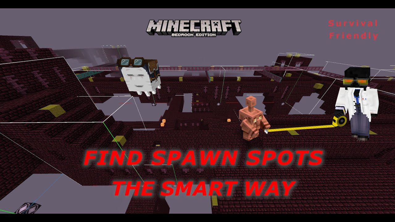 How to locate fortress spawn spots, the smart way. Bedrock Edition. All versions