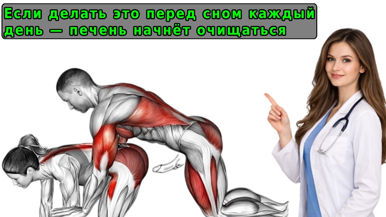 Если делать это перед сном каждый день — печень начнёт очищаться
