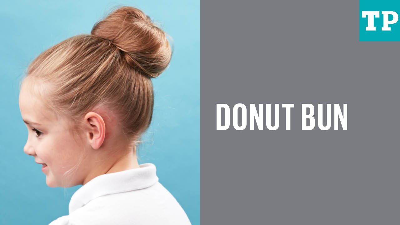 Kids&rsquo; hair: How to do a donut bun