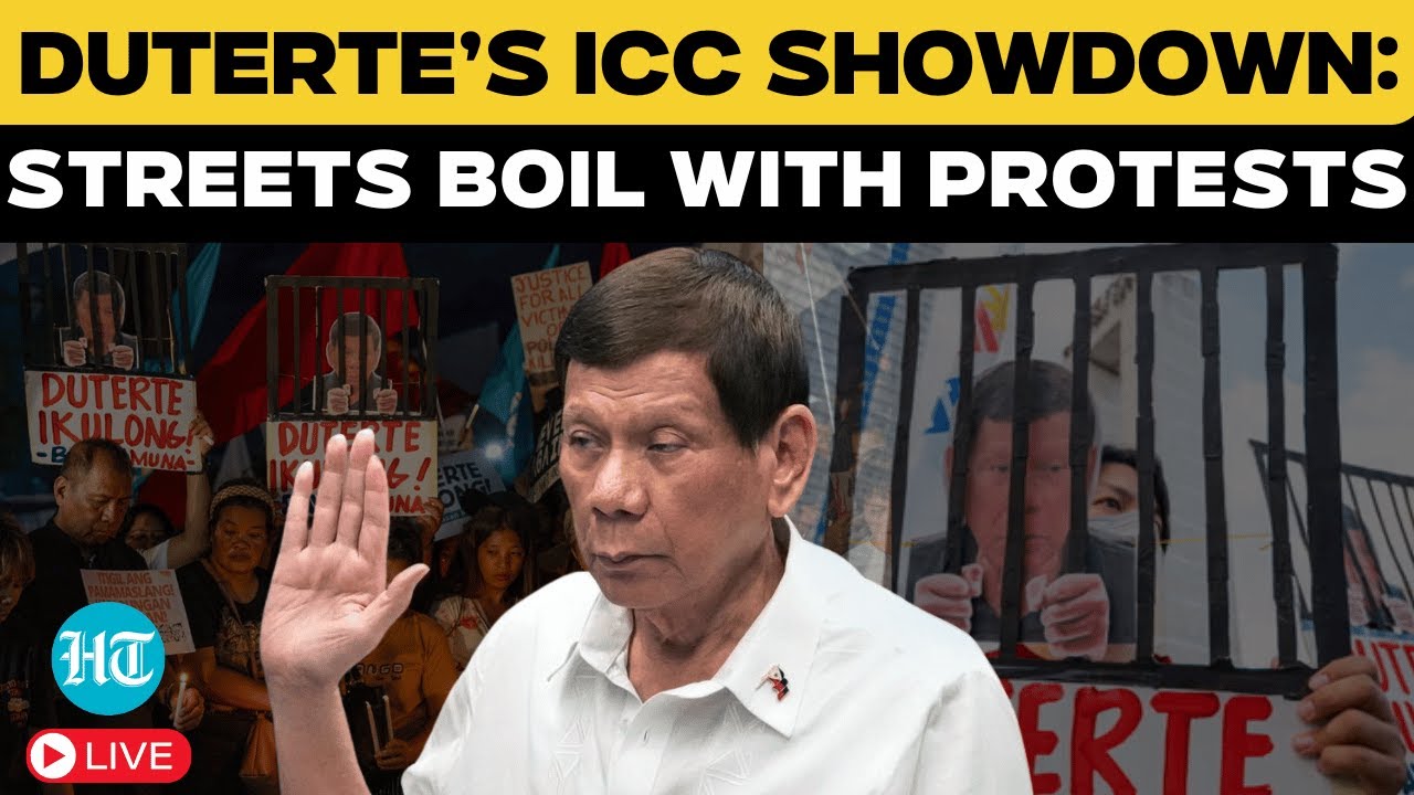 LIVE: Ex-President Duterte Appears Before ICC | Massive Protests Erupt | Duterte Latest Updates