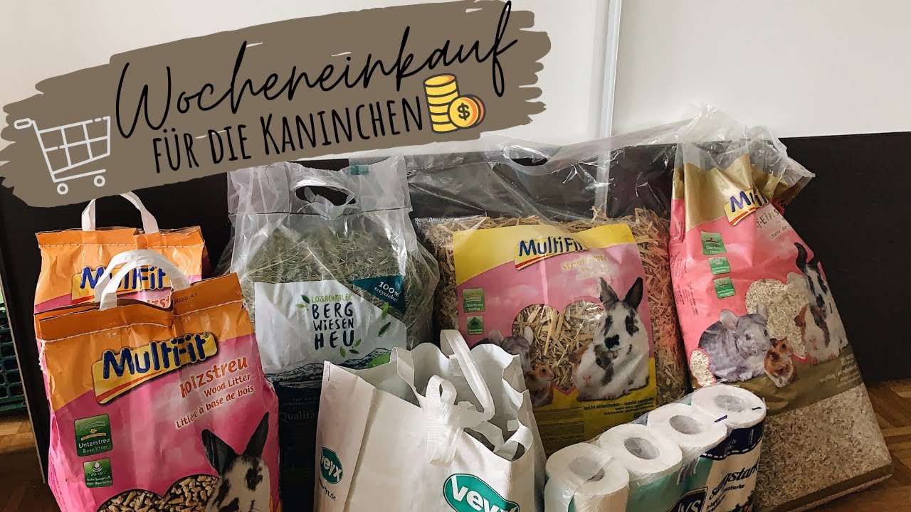 Ein typischer Einkauf für die Kaninchen