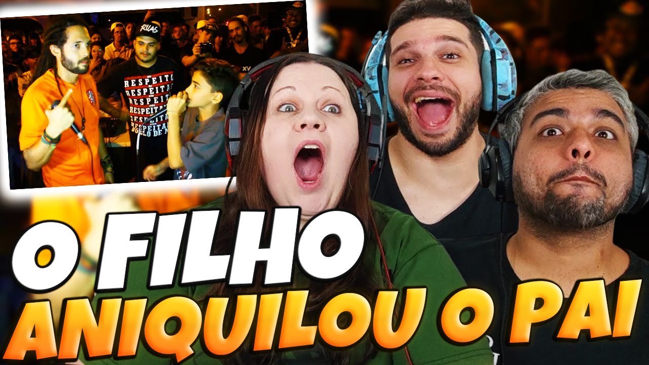 FAMÍLIA REAGE | BMO VS NAUI | FILHO vs PAI | BATALHA DE RIMAS