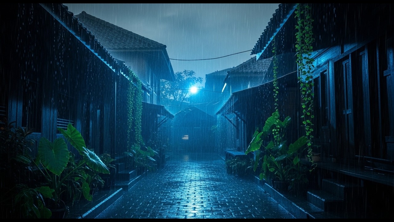 Powerful Heavy Rain on Roof and Rolling Thunder | Ultimate Sleep Sounds & White Noise Therapy