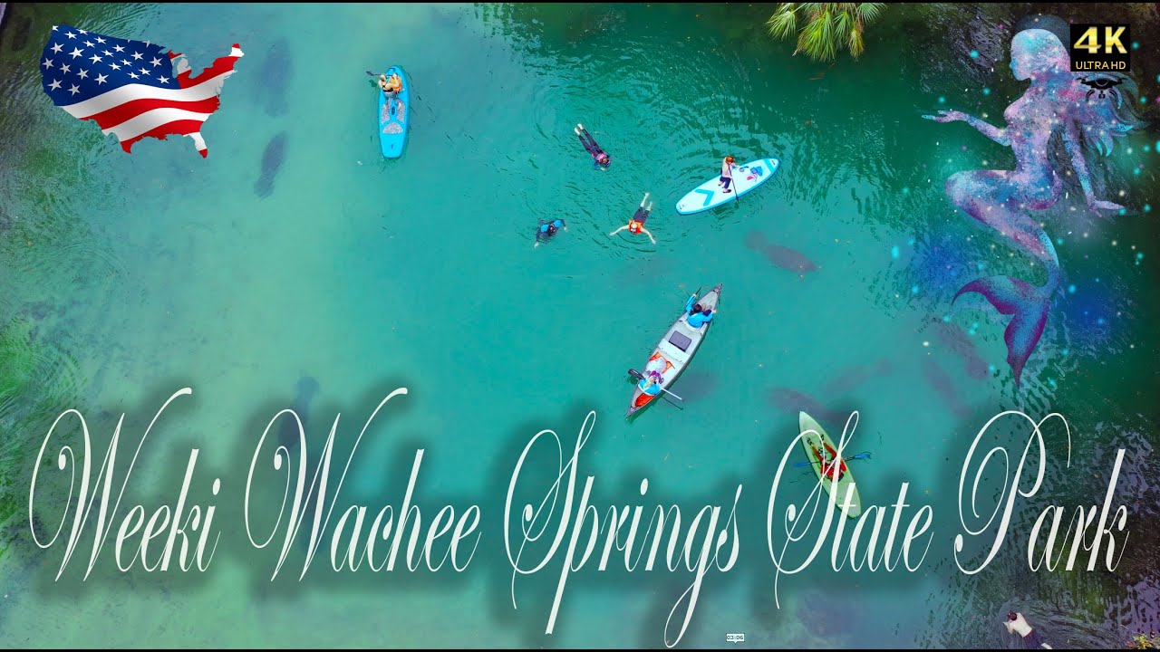 Weeki Wachee Springs State Park -State park in Hernando County, Florida, USA (4K)