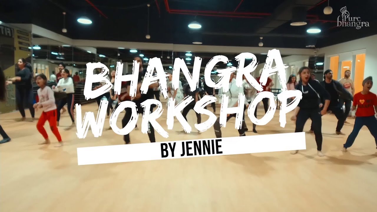Bhangra Workshop By Jennie | Pure Bhangra | Mel Gel | DIljit Dosanjh