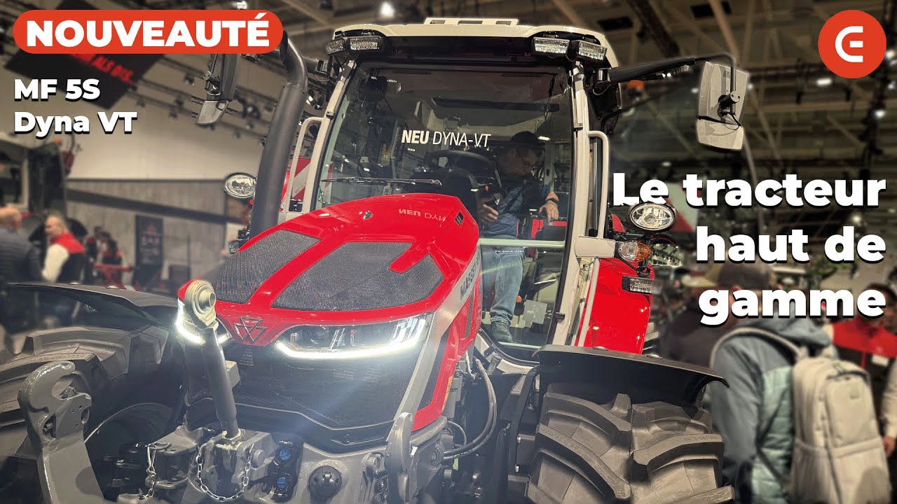Tracteurs MF 5S  Dyna VT : Du haut de gamme pour les éleveurs
