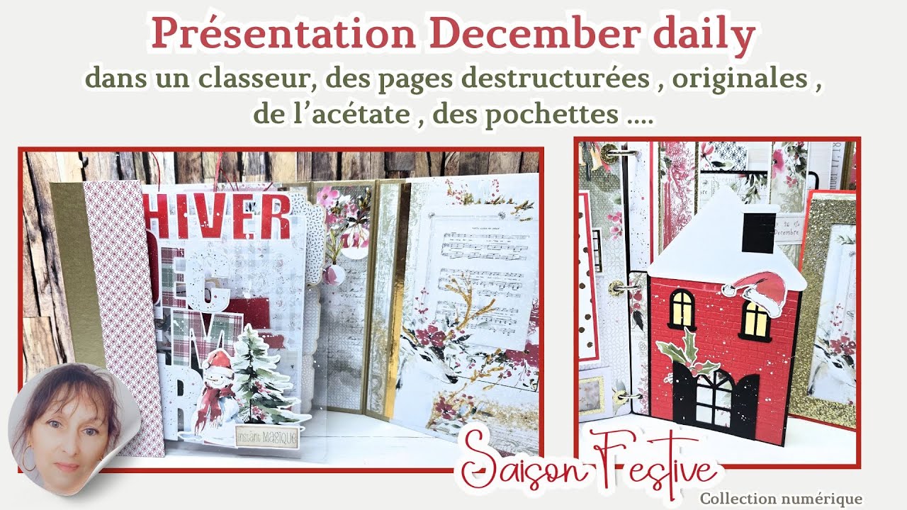 FREE +Présentation  finale Album de décembre / December daily  Saison festive