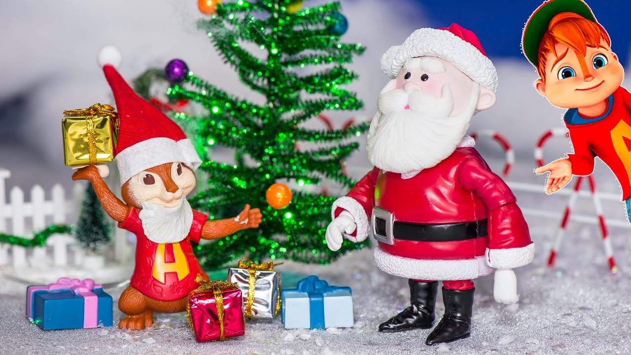 Alvin Chipmunks has a  Surprising Christmas Present