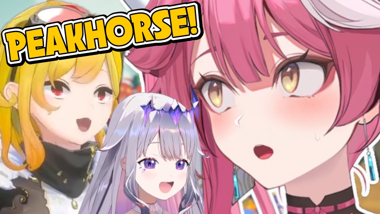 Kaela and Biboo urging Raora to do a PEAKHORSE stream instead, since she keeps returning to the game