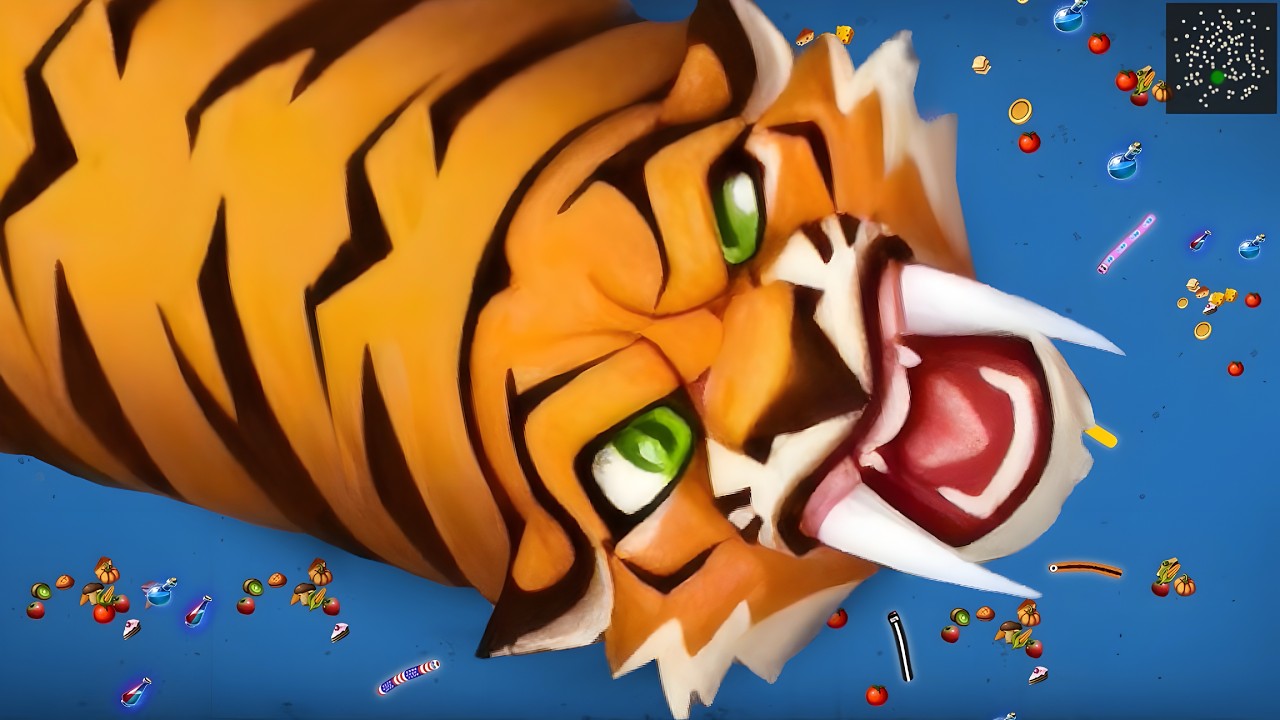 ГИГАНТСКАЯ ЗМЕЯ-ПОЛЗУЧКИЙ ТОП 01 | Эпический геймплей Worms Zone! | WORMSZONE.IO | Trần H&ugrave;ng 83