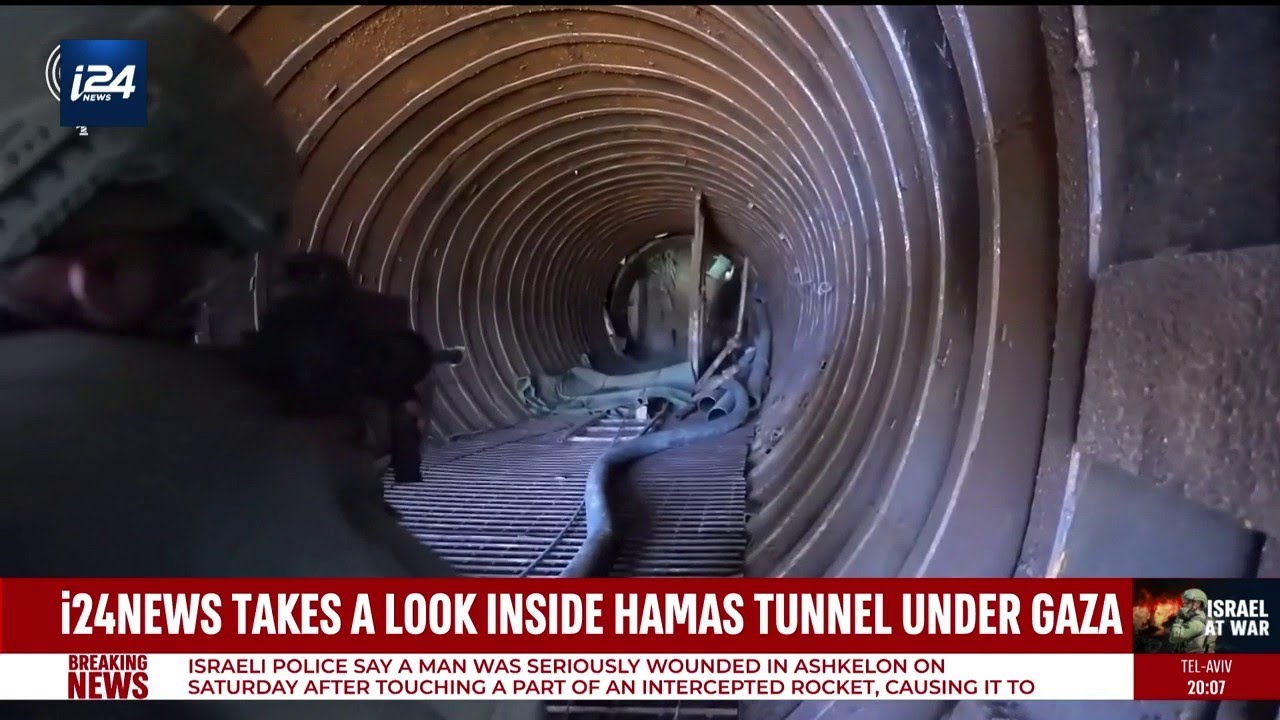 i24NEWS GOES INSIDE THE LARGEST TERROR TUNNEL TO BE REVEALED IN GAZA