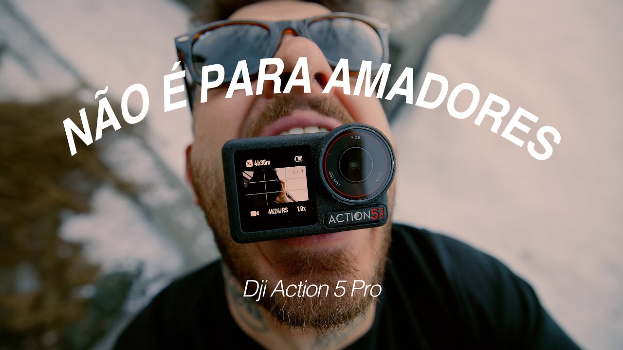 A MELHOR CONFIGURAÇÃO para Dji Action 5 Pro + Correção de Cor com D-Log M