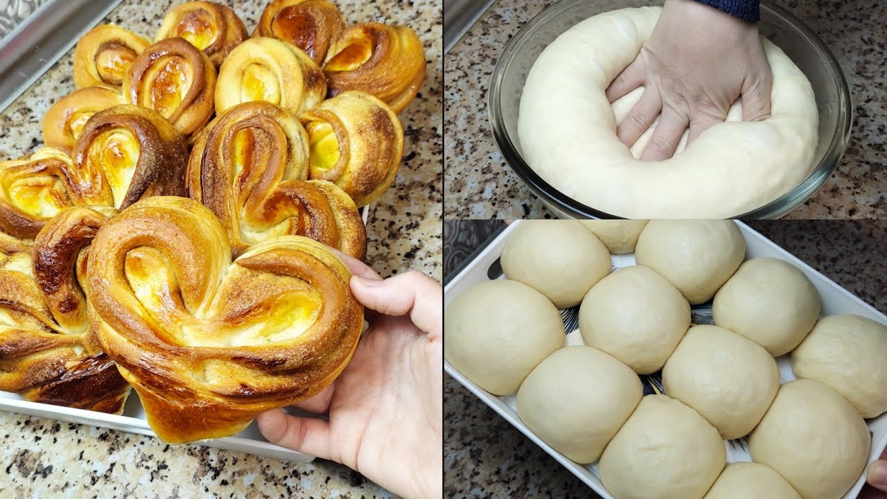 Sadə Bulka Resepti.Ən Asan Ürək Bulka (Formaları) Şirniyyat Reseptləri