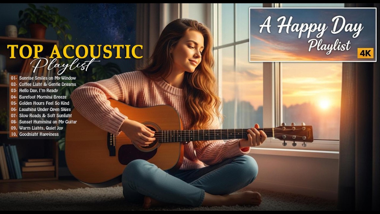 Top Acoustic Playlist 🔥 of Relaxing Happy Music 🎸