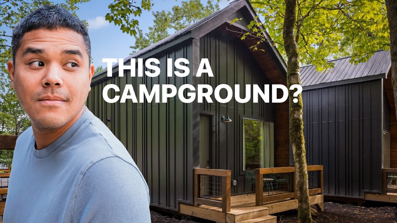 Мы остановились в будущем кемпингов