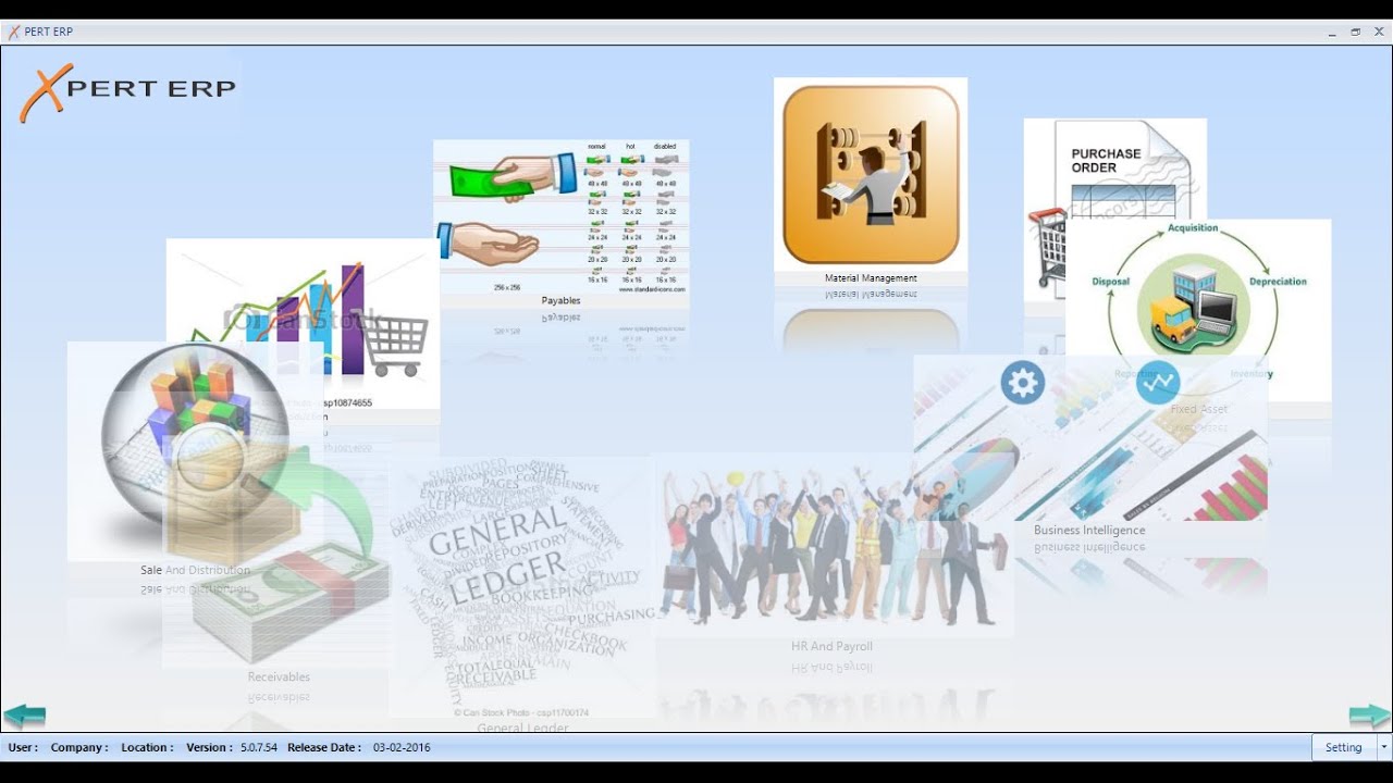 Overview Dairy ERP