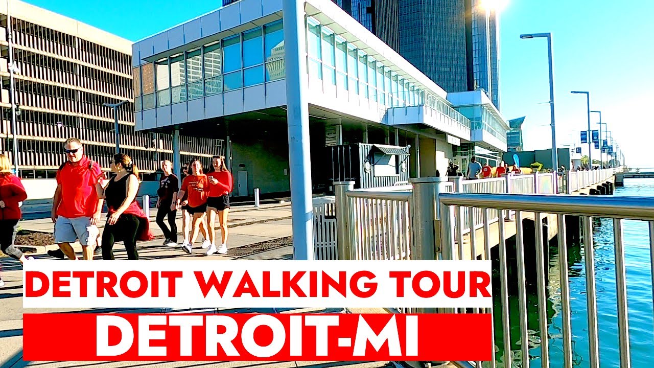 🚶‍♂️Detroit Downtown | Walking Tour | Detroit, MI