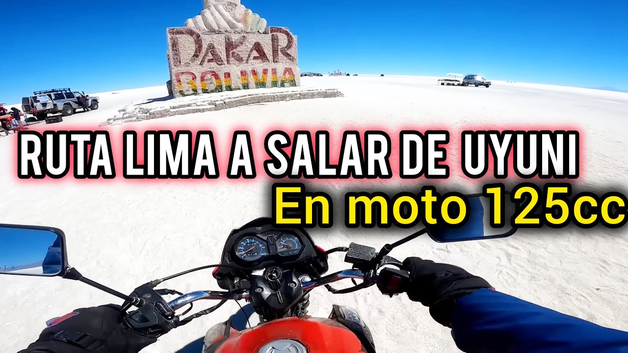 🔥SALAR DE UYUNI - BOLIVIA 🇧🇴 | Moi Vlogs en moto ITALIKA 125Z. #motos #viajes #salardeuyuni 