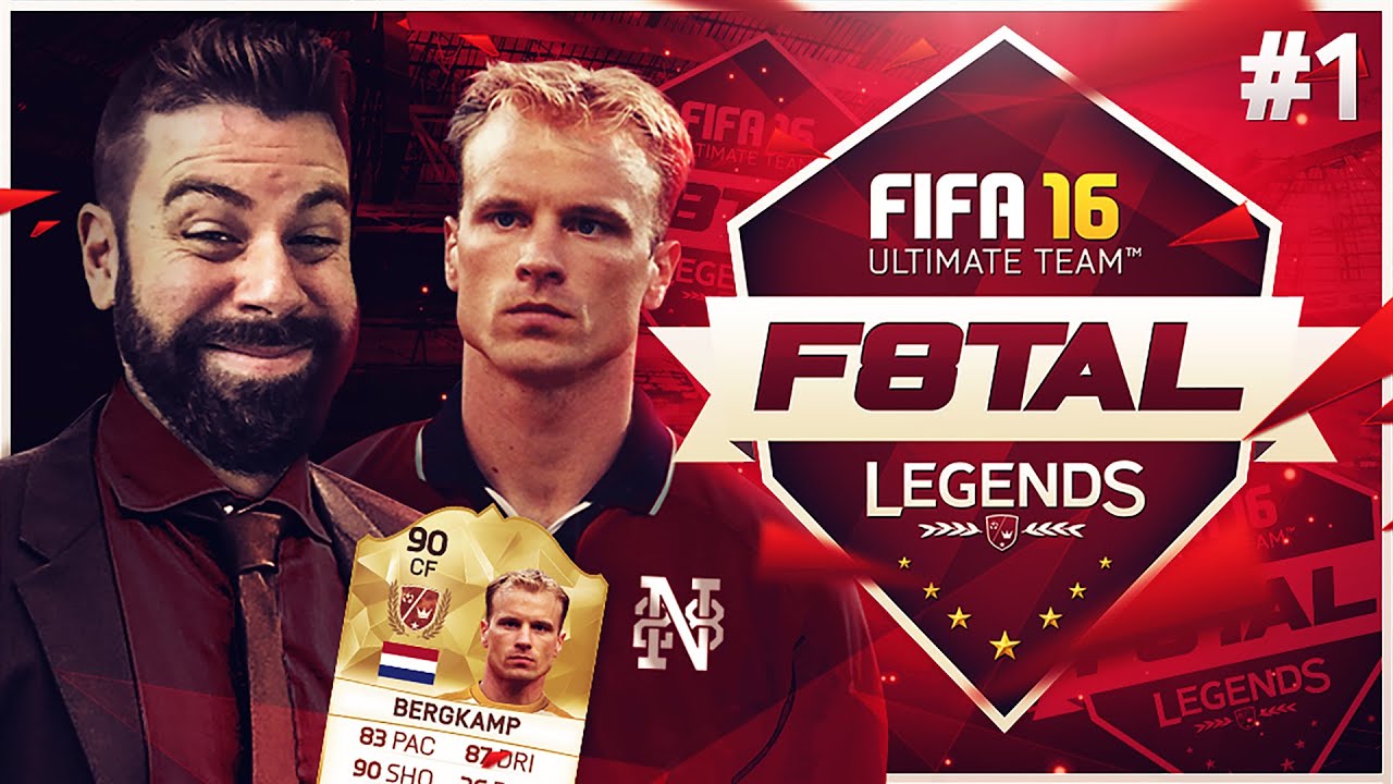 YOUTUBER LEGEND FIFA TOURNAMENT STARTS NOW!!!! - F8TAL #1 - FIFA 16 Ultimate Team LEGEND BERGKAMP